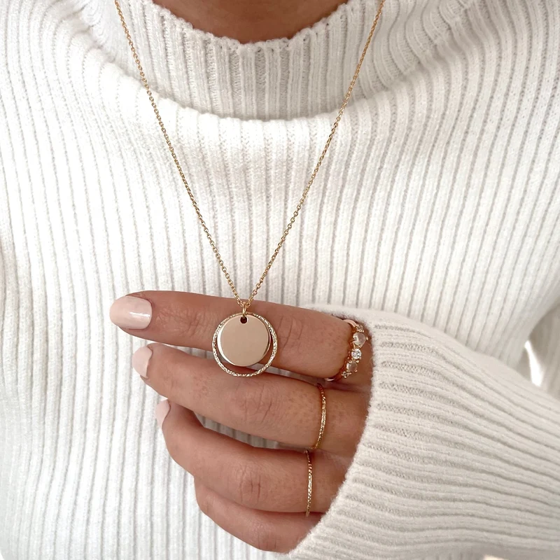 Collier "Capri" plaqué or