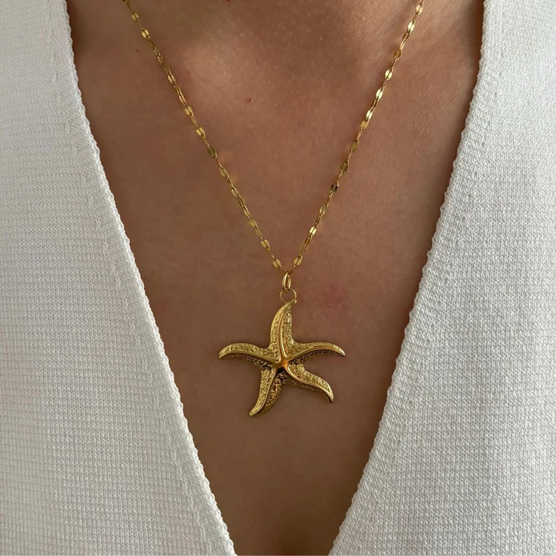 Collier Étoile de Mer Or