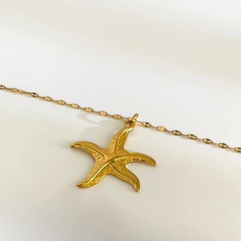 Collier Étoile de Mer Or