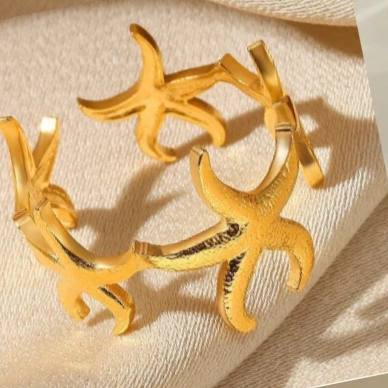 Bague Couronne Étoile de Mer