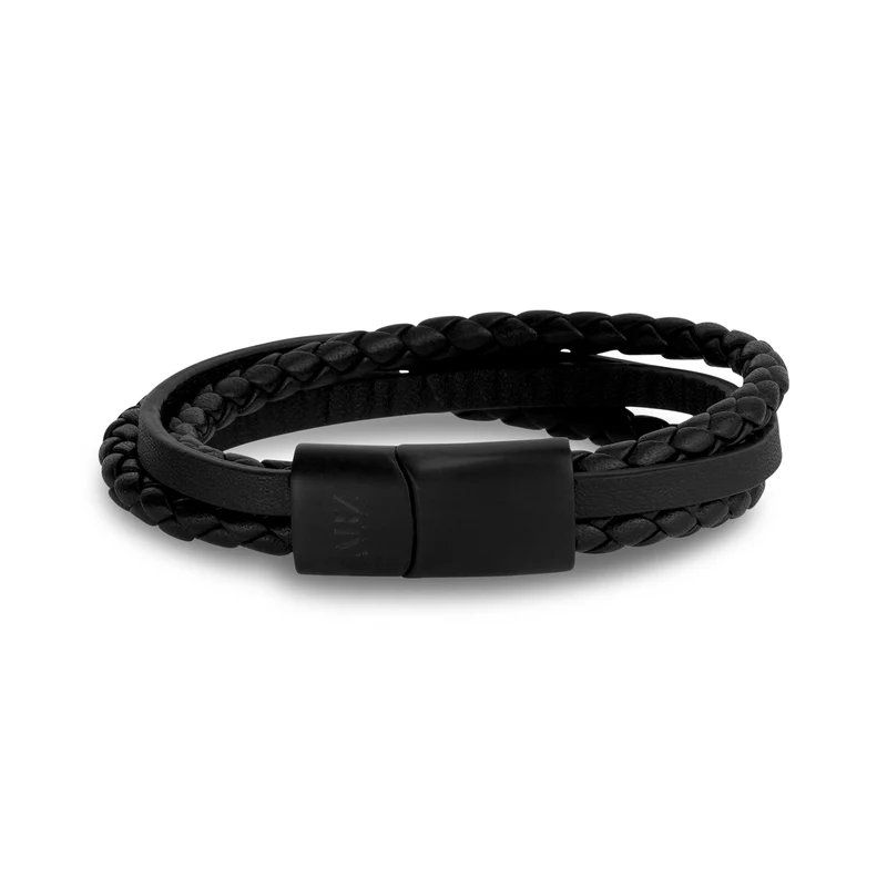 Bracelet en cuir à plusieurs brins