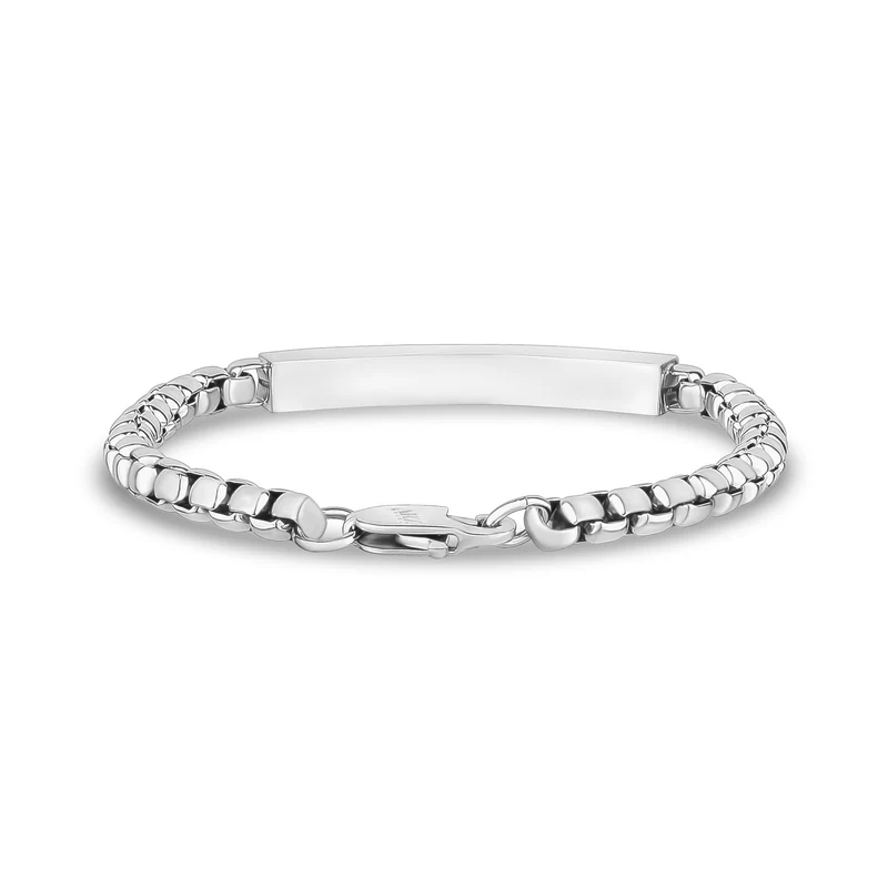 Bracelet d'identification avec boîte ronde de 5 mm