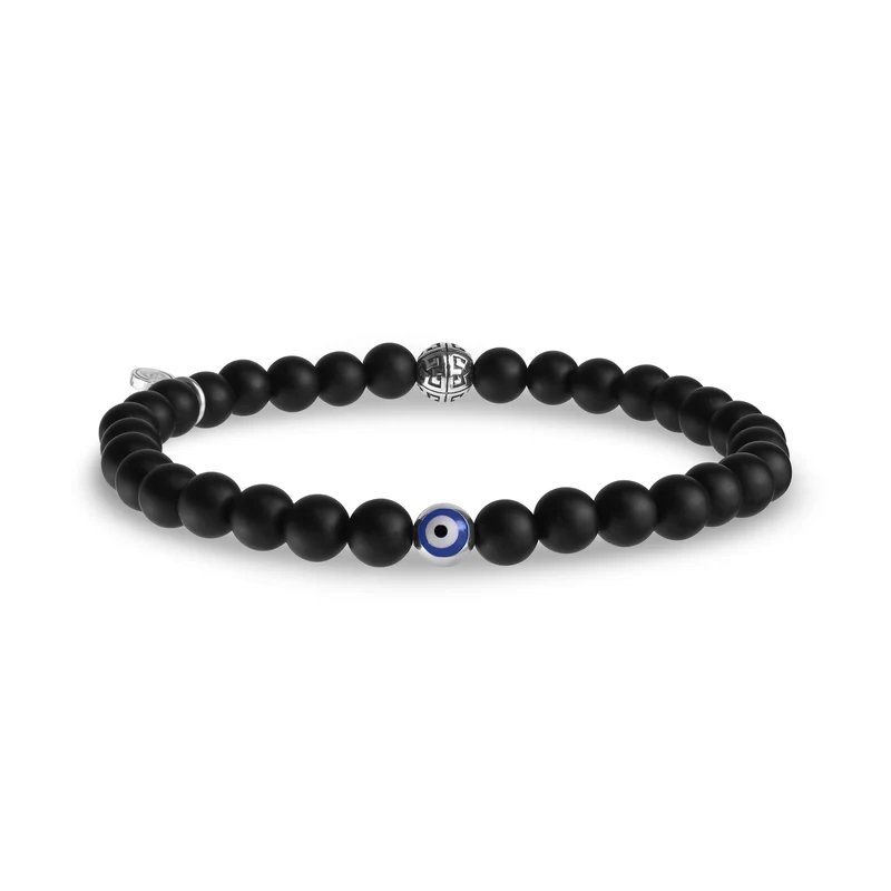Bracelet de perles de protection contre les yeux maléfiques - 6MM
