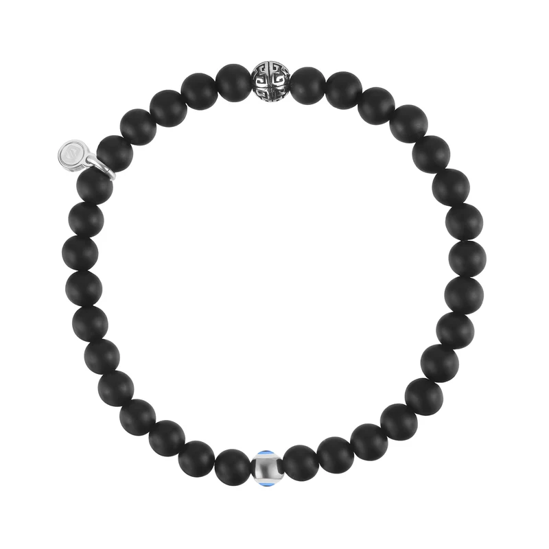 Bracelet de perles de protection contre les yeux maléfiques - 6MM