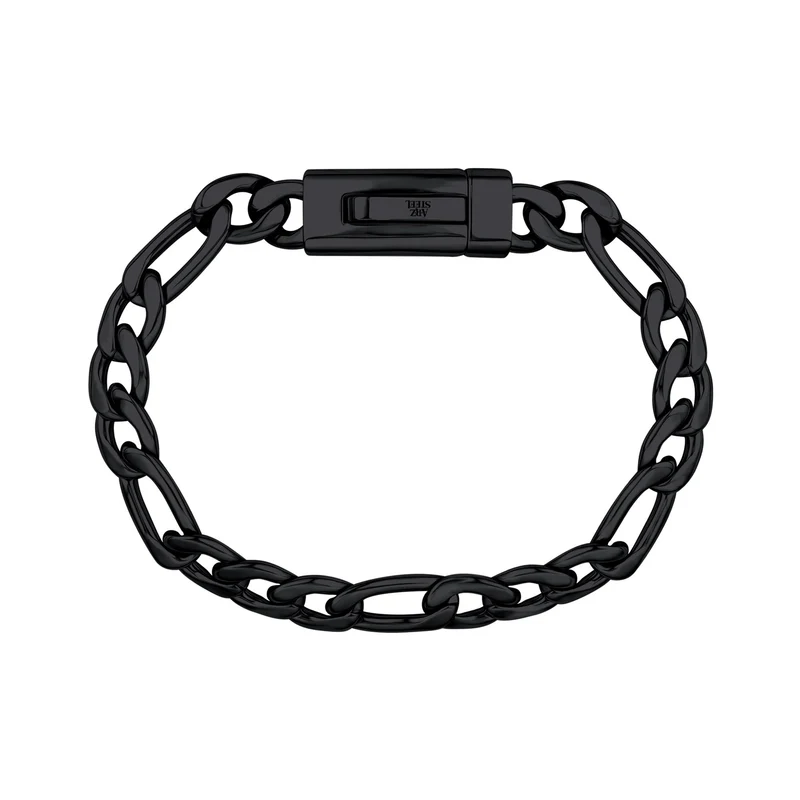 Bracelet à maillons Figaro 9 mm