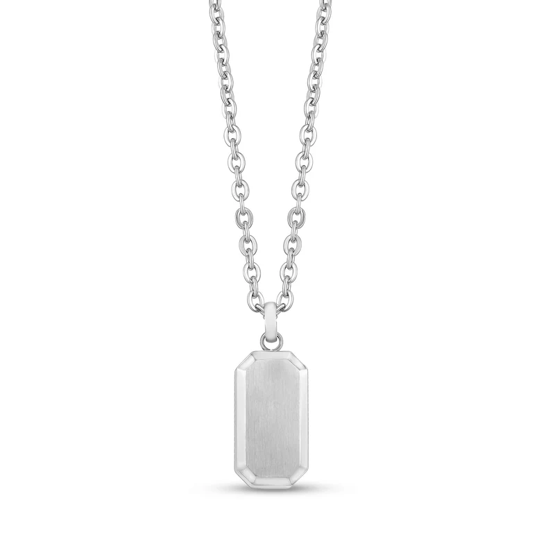 Pendentif urne à bord biseauté
