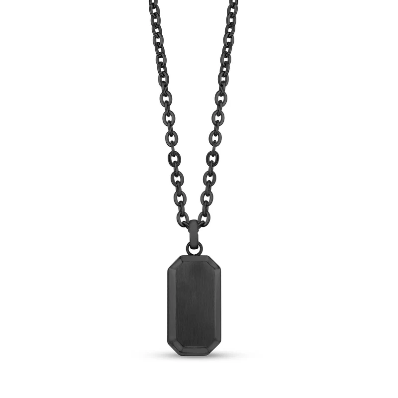 Pendentif urne à bord biseauté