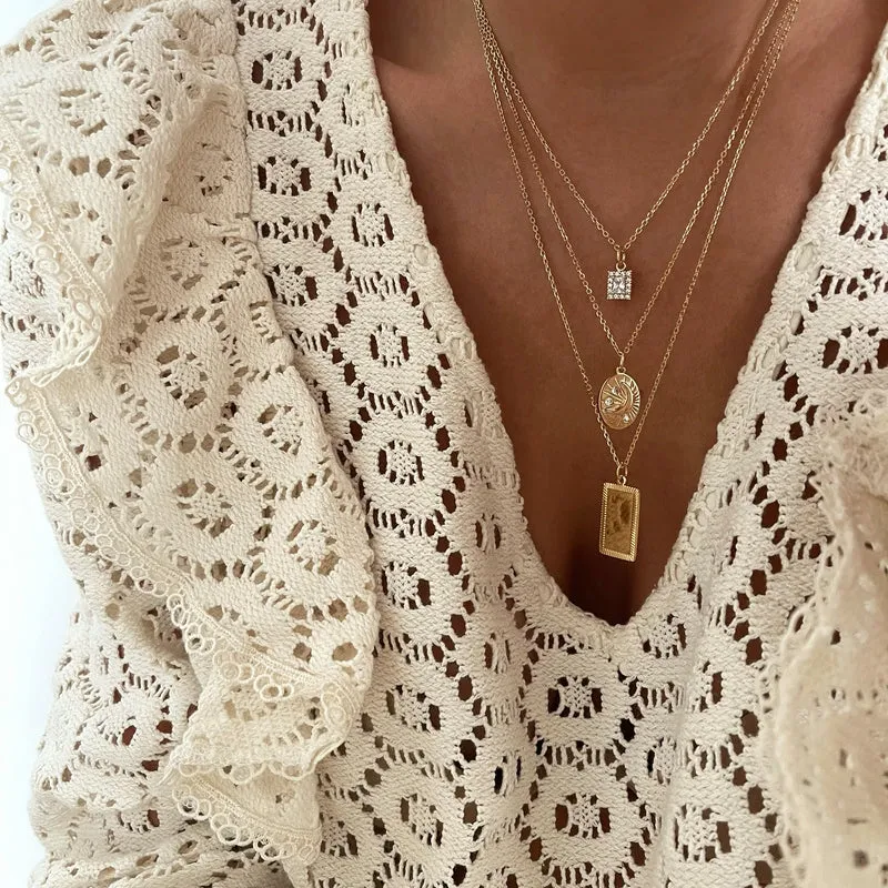 Collier "Angelique" plaqué or