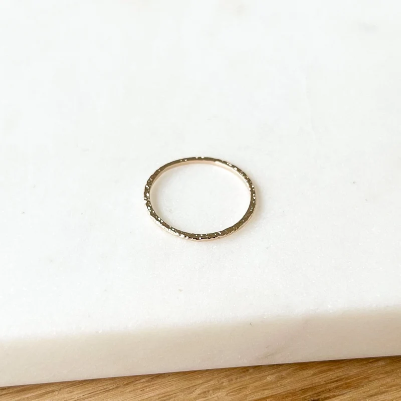 Bague "Lanai" plaqué or
