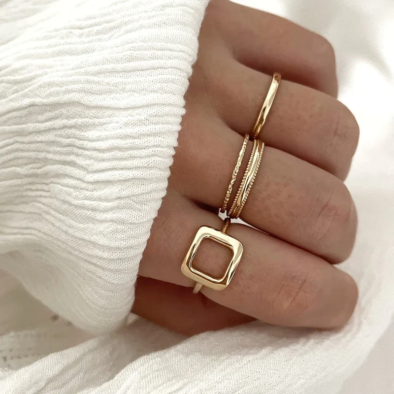 Bague "Lanai" plaqué or
