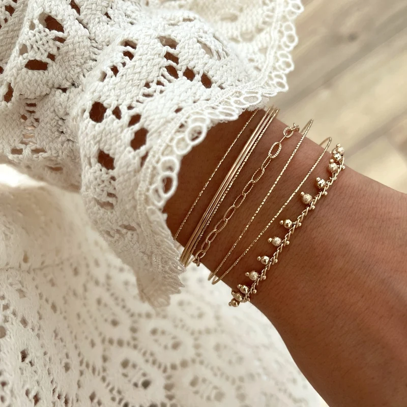 Bracelet "Alba" plaqué or