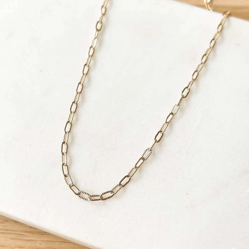 Collier "Alba" plaqué or