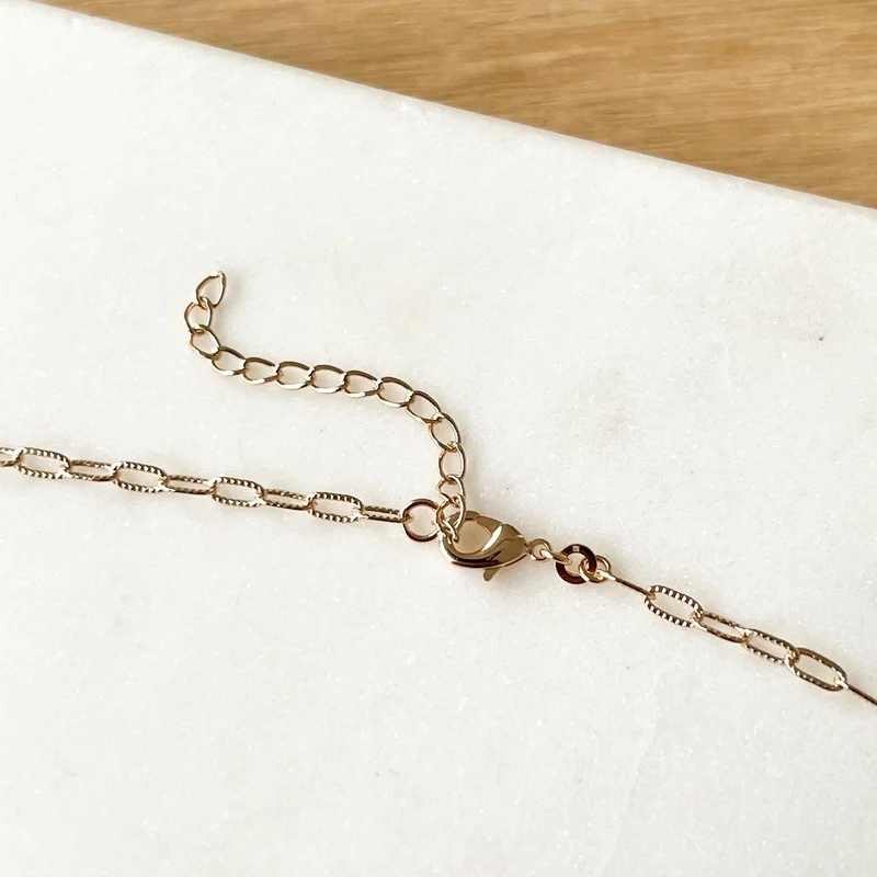 Collier "Alba" plaqué or