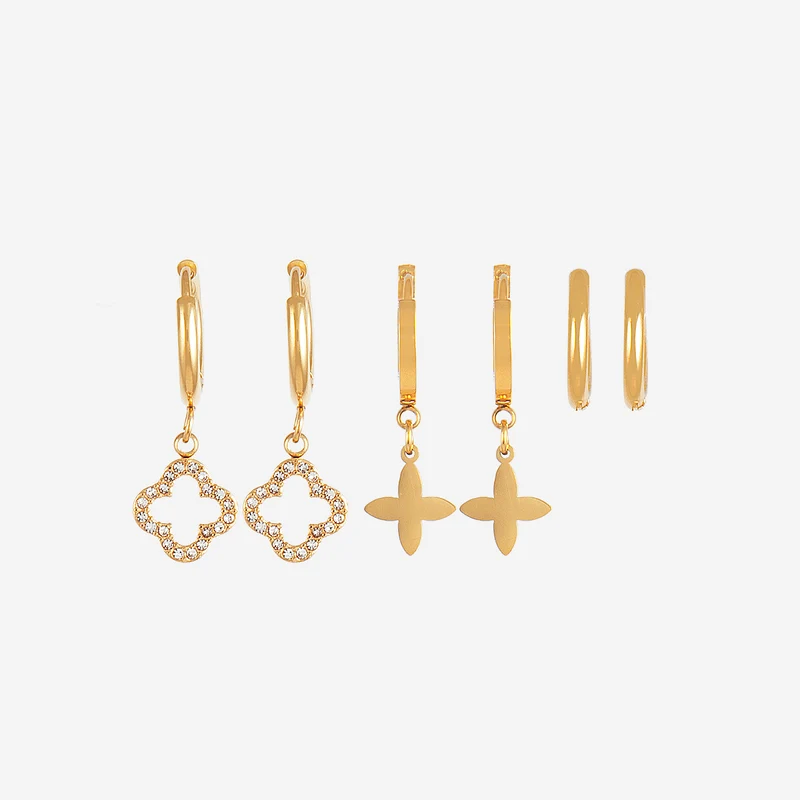 Boucles d'oreilles en set Anthéa