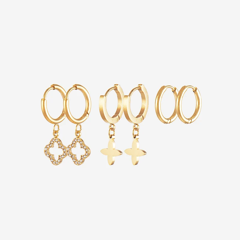 Boucles d'oreilles en set Anthéa