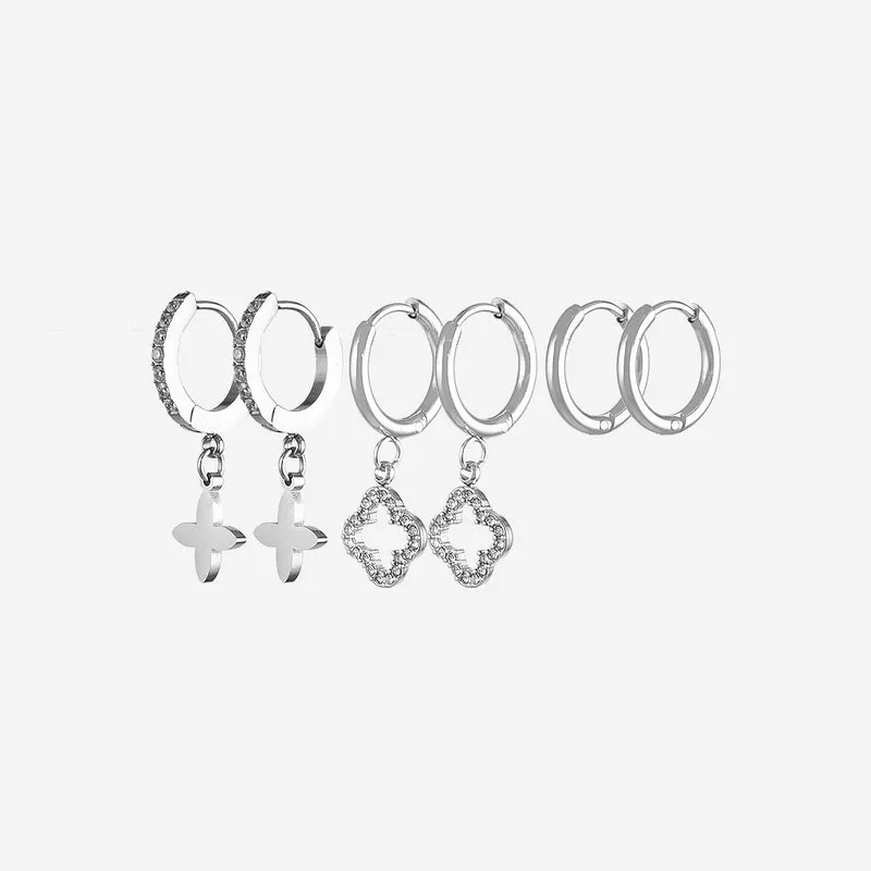 Boucles d'oreilles en set Anthéa