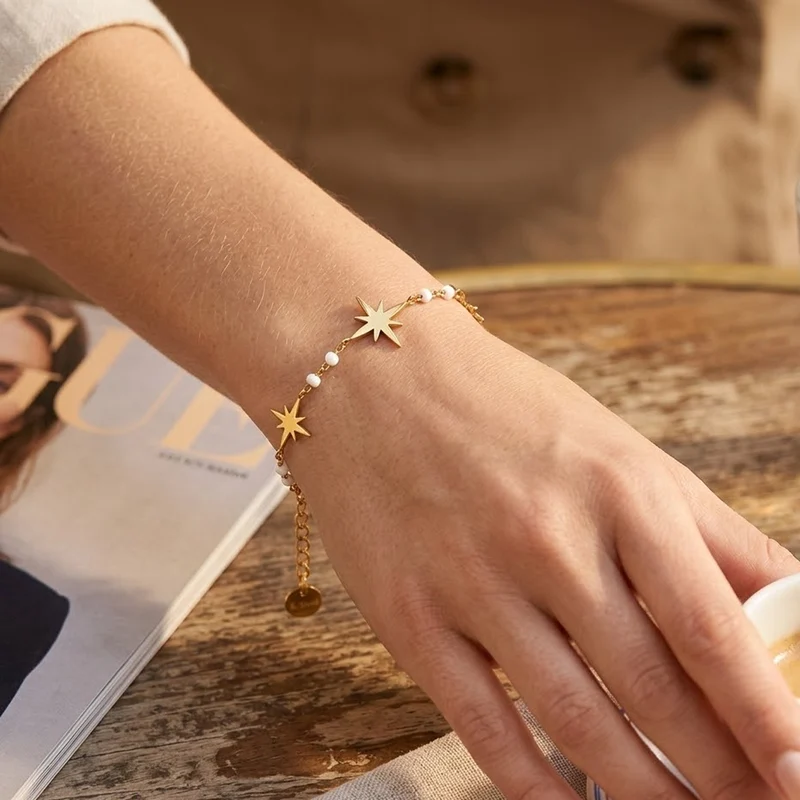 Bracelet pampille étoile