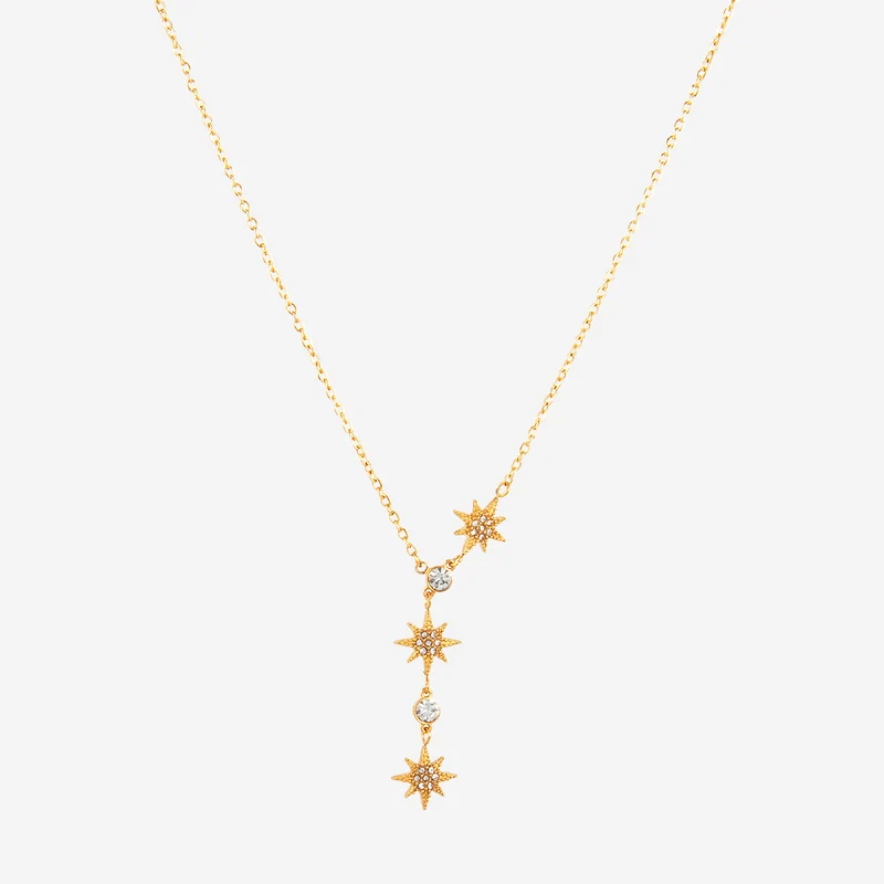 Collier étoile strass