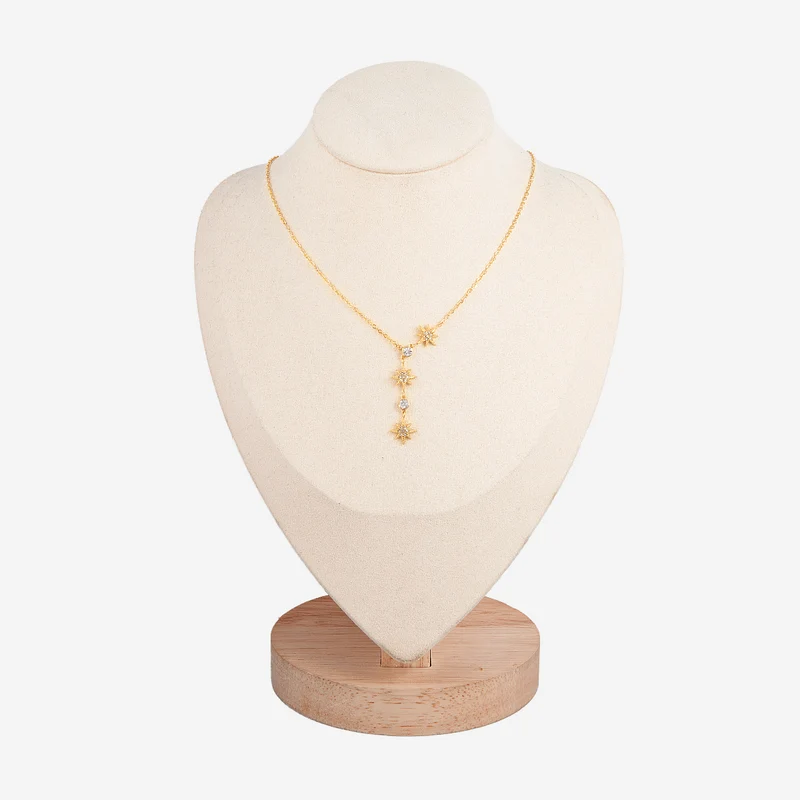 Collier étoile strass