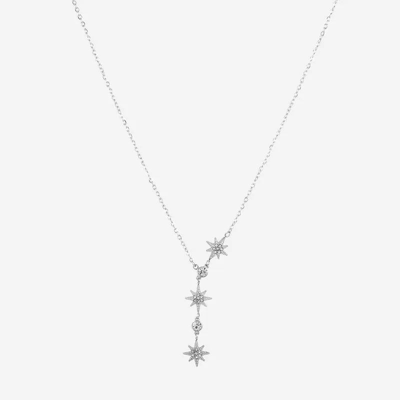 Collier étoile strass