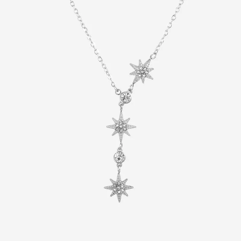 Collier étoile strass