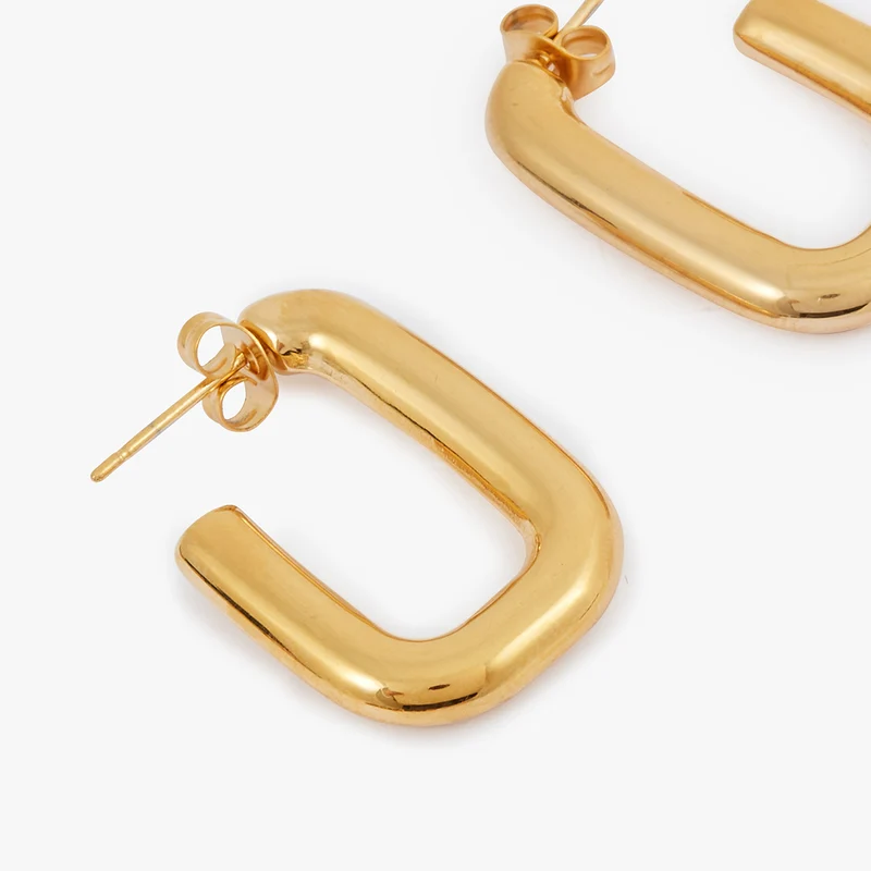Boucles d'oreilles acier inoxydable