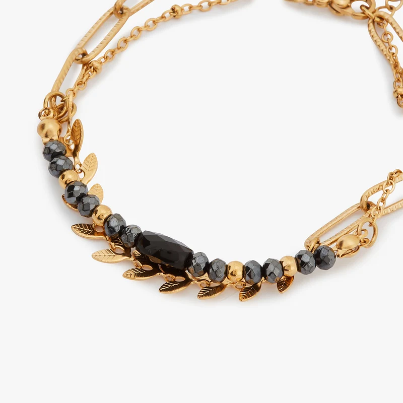 Set de 2 bracelets acier inoxydable