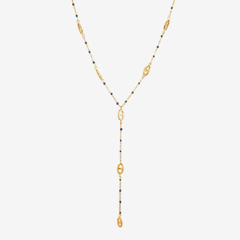 Collier en Y avec pampilles
