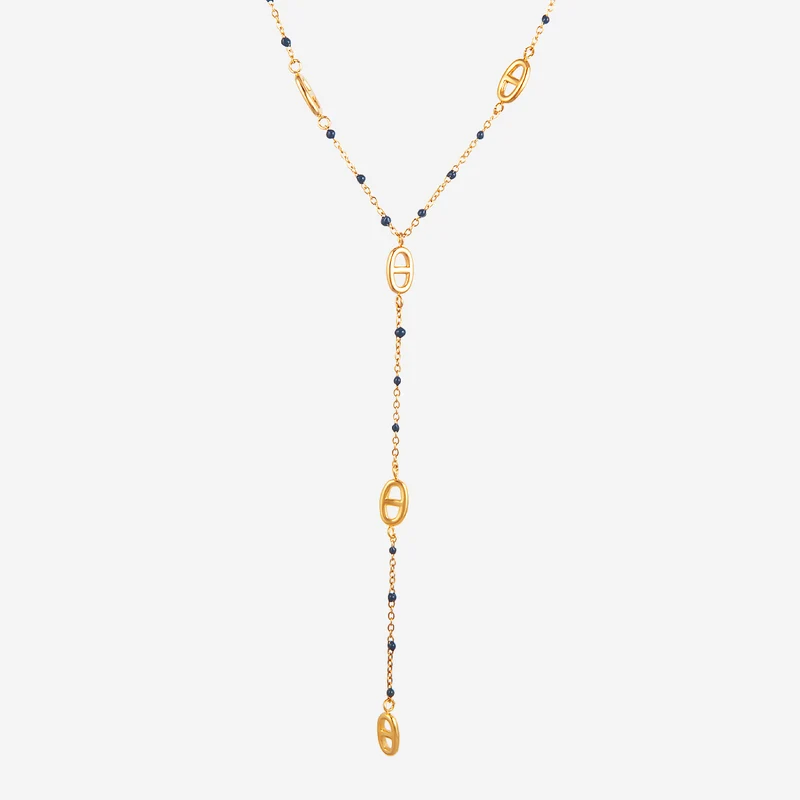 Collier en Y avec pampilles