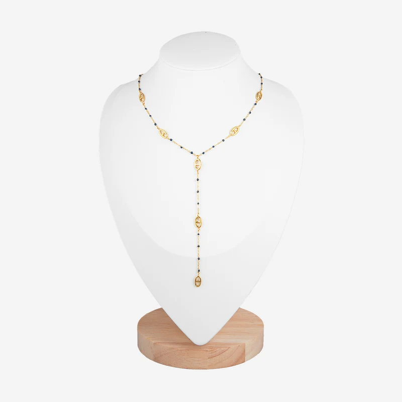 Collier en Y avec pampilles