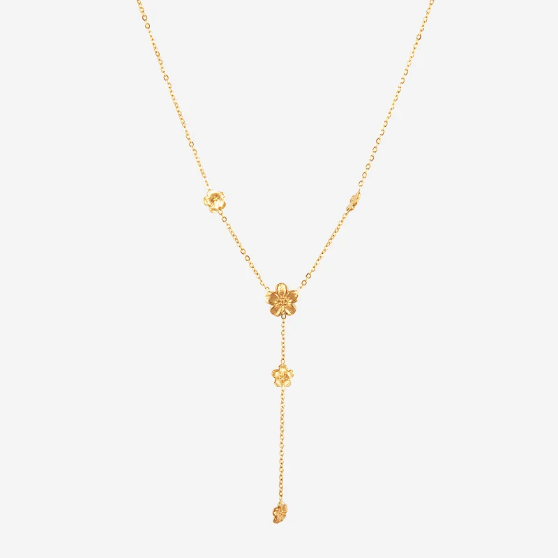 Collier en Y Sakura