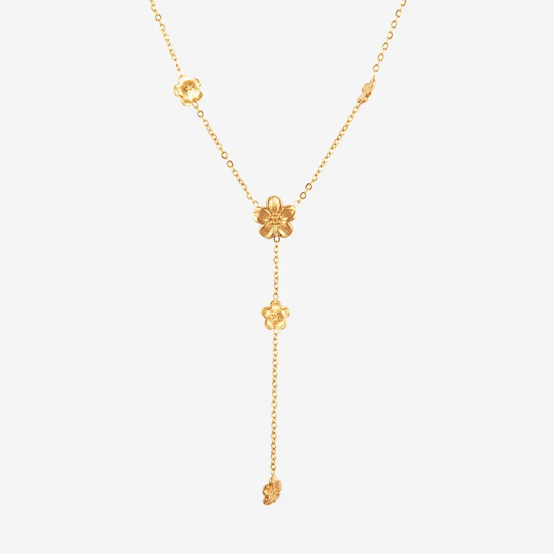 Collier en Y Sakura