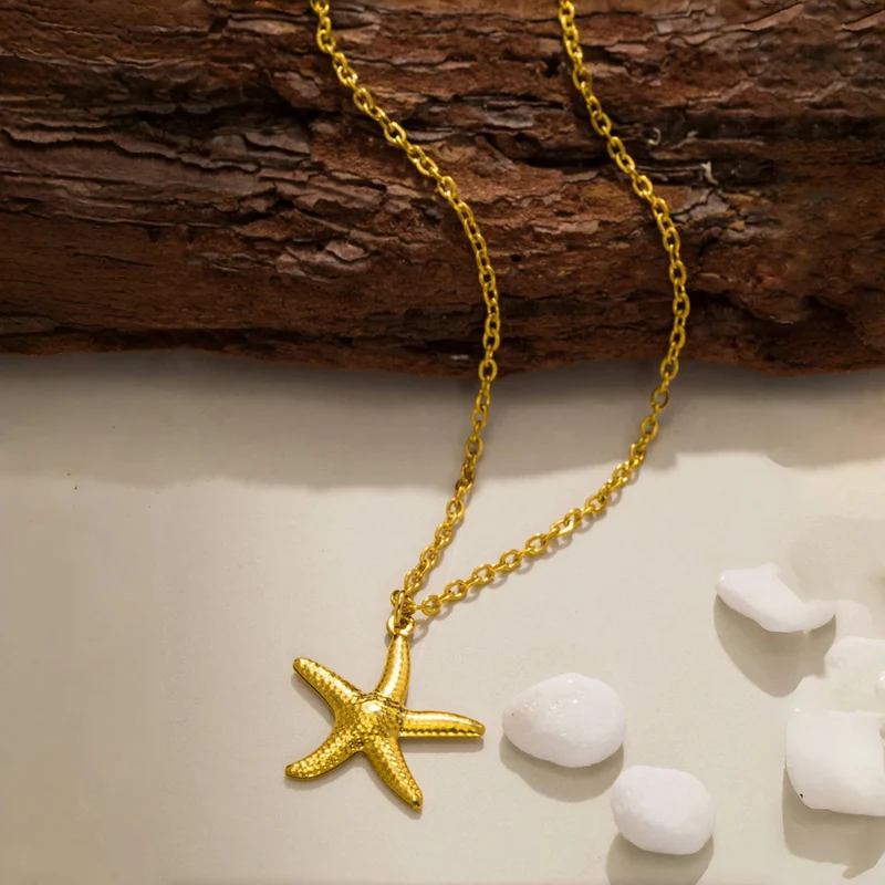 Collier Étoile de Mer Acier Inoxydable