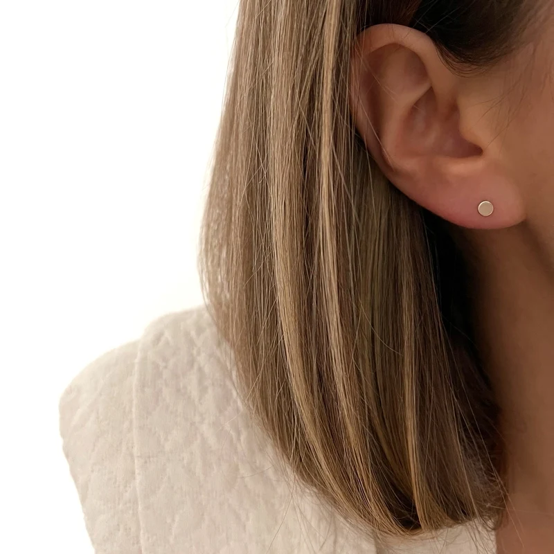 Boucles d'oreilles "Dan" plaqué or