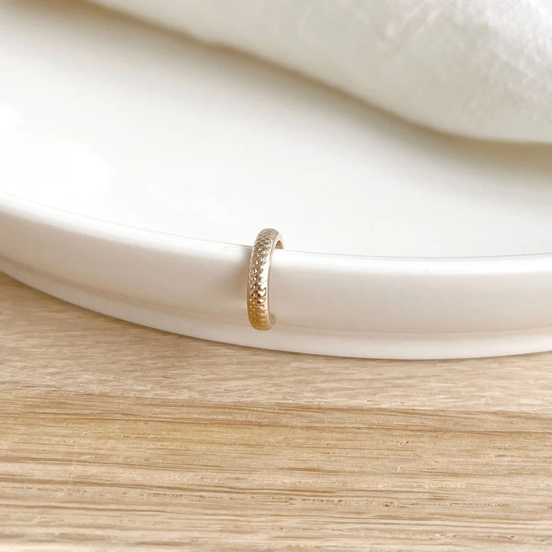 Bague d'oreille "Ronie" plaqué or