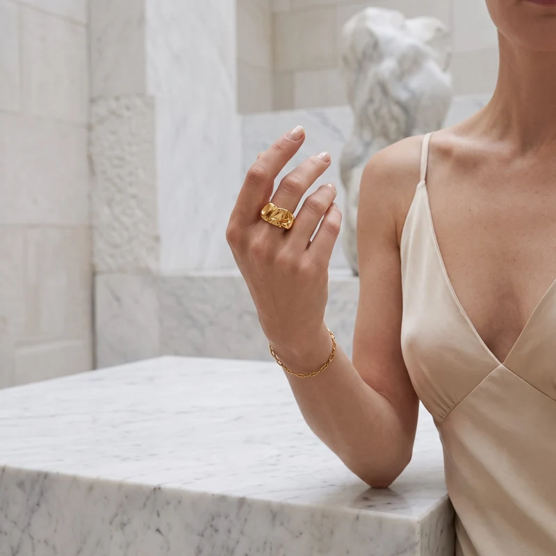 Bague Martelée