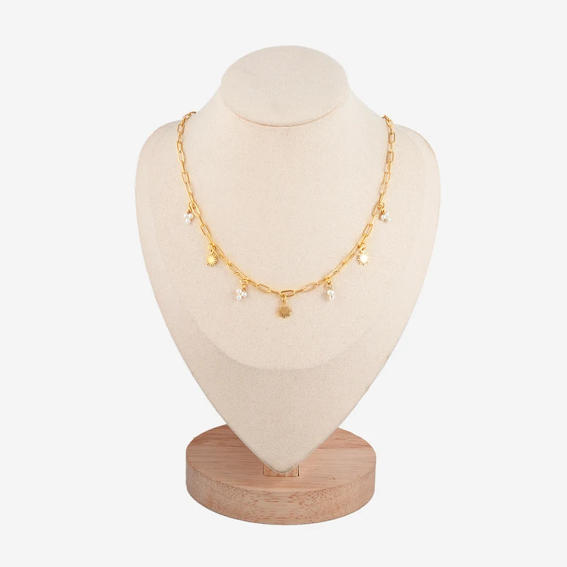 Collier pampilles Soleil Perles