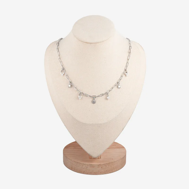 Collier pampilles Soleil Perles