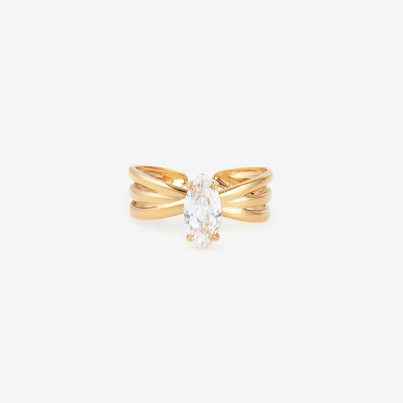 Bague en Cristal Ovale