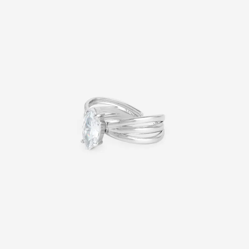 Bague en Cristal Ovale