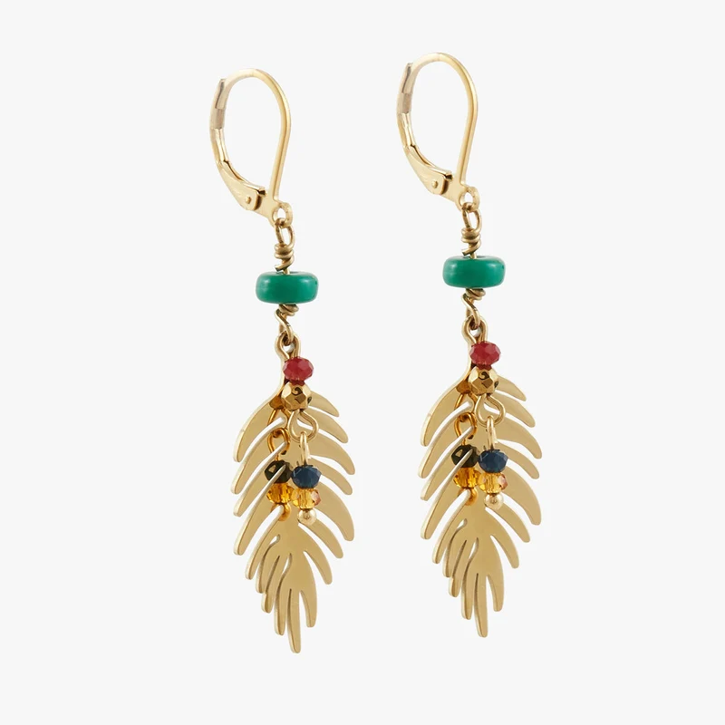 Boucles d'oreilles en acier inoxydable