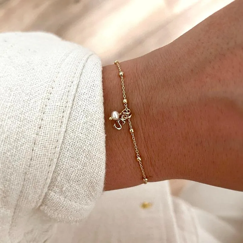 Bracelet "Ysée" plaqué or