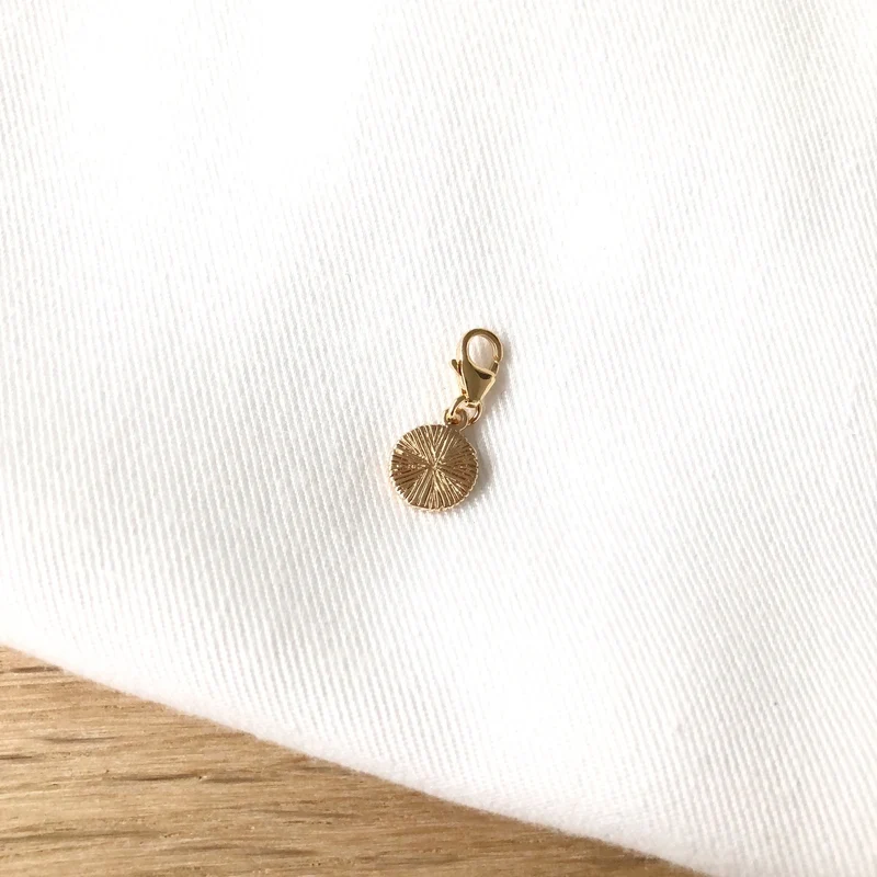 Charm "Sylo" plaqué or
