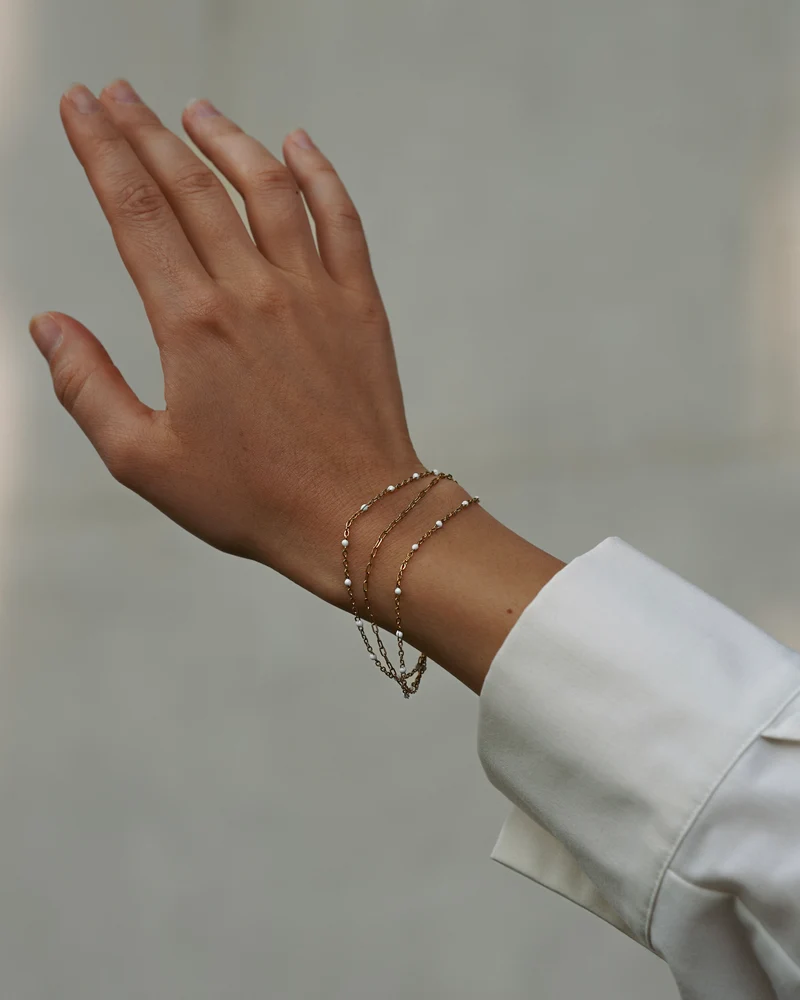 Bracelet Double Rangs pampilles