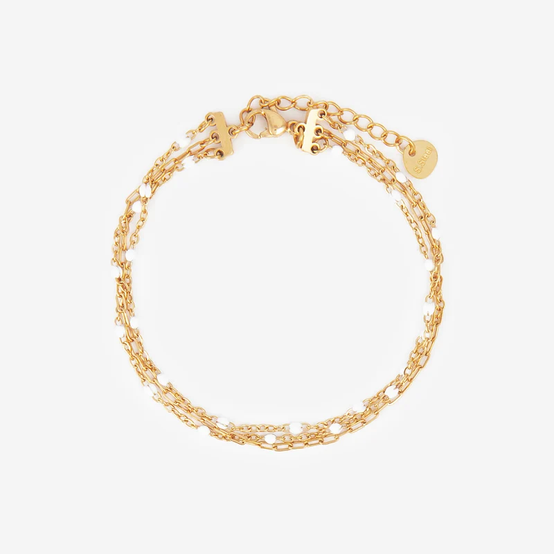 Bracelet Double Rangs pampilles
