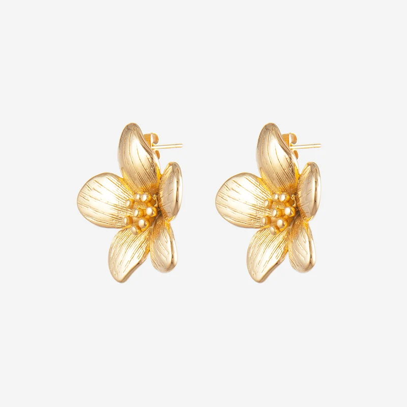 Boucles d'oreilles Lys