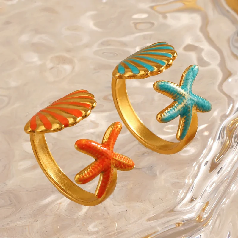 Bague Étoile de Mer Couleur