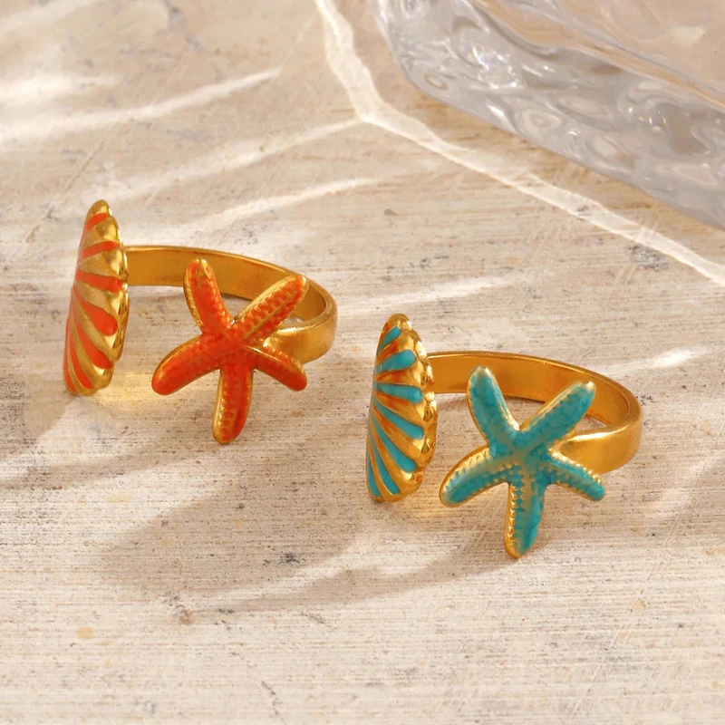 Bague Étoile de Mer Couleur