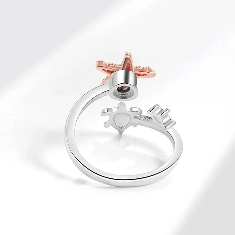 Bague Étoile de Mer Tortue