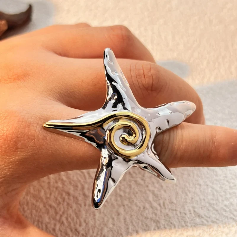 Bague Étoile de Mer Argent